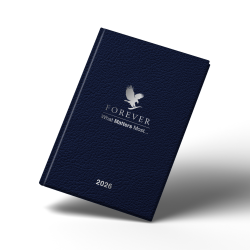 Határidőnapló 2026 – Kék műbőr      